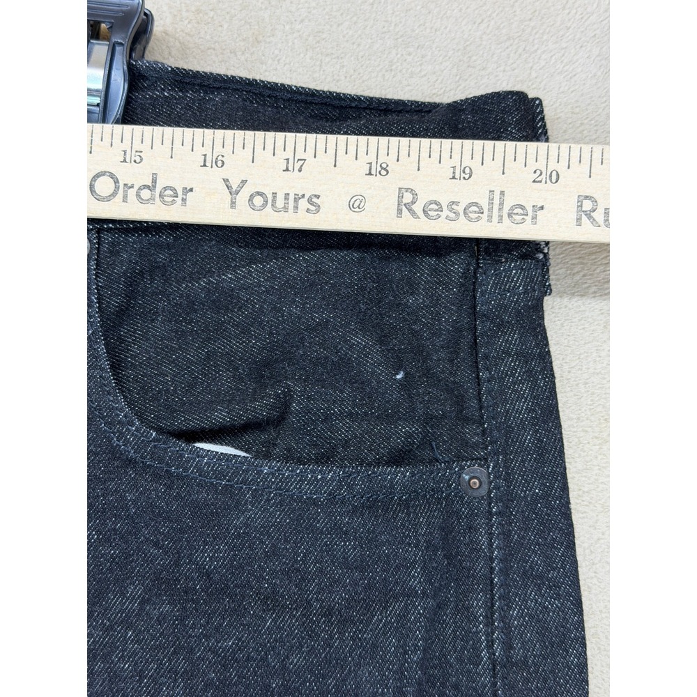Levi Strauss 501 Jeans‎ Dark Wash Button Fly Straight Leg Men W40 L34 - Picture 4 of 11